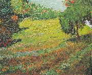 Vincent Van Gogh Garten mit Trauerweide oil painting on canvas